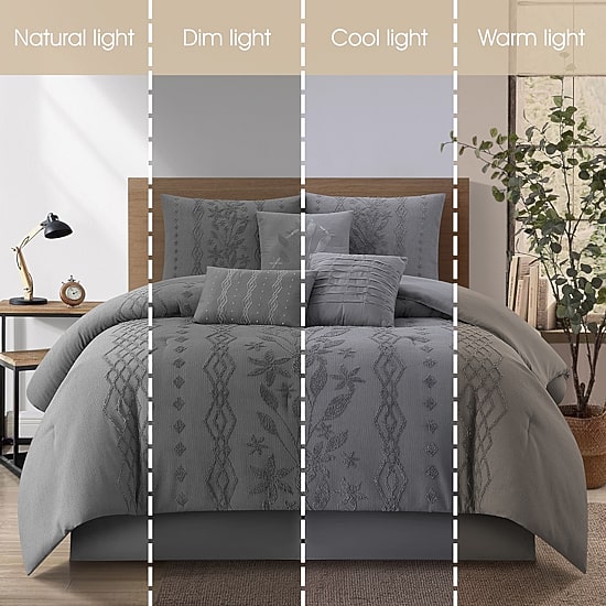 Stratford Park Keltie 7-pc. Geometric Lightweight Comforter Set