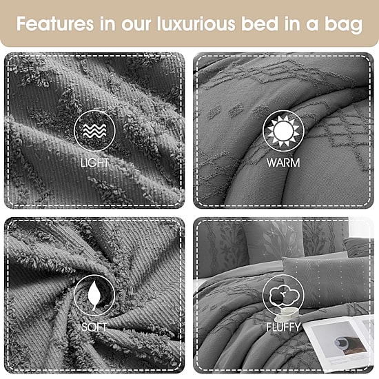 Stratford Park Keltie 7-pc. Geometric Lightweight Comforter Set