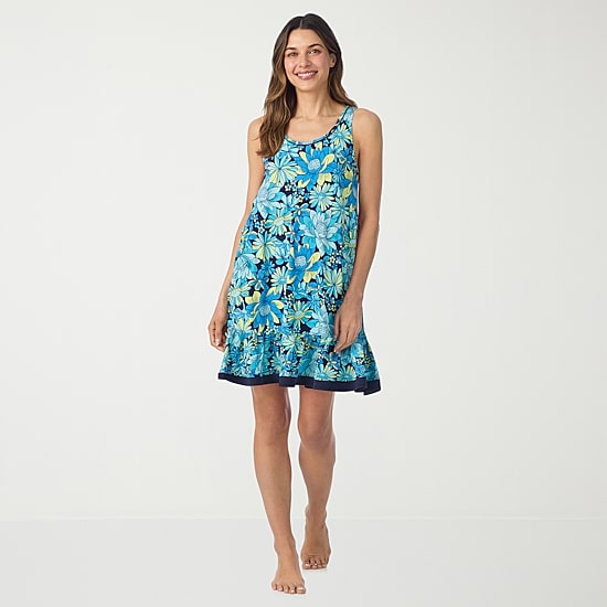 Cuddl Duds Womens Sleeveless Scoop Neck Chemise