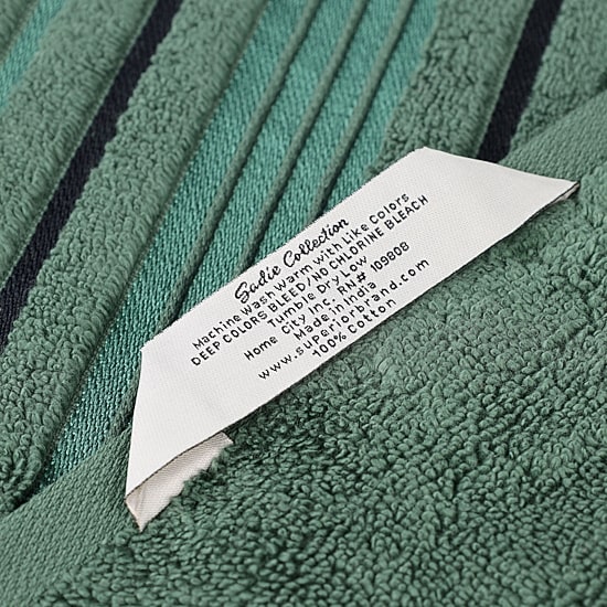 SUPERIOR® Sadie Zero Twist Jacquard Solid Cotton 9-pc. Quick Dry Bath Towel Set
