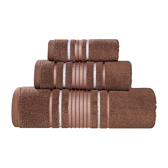 SUPERIOR® Sadie Zero Twist Solid Cotton 3-pc. Quick Dry Bath Towel Set