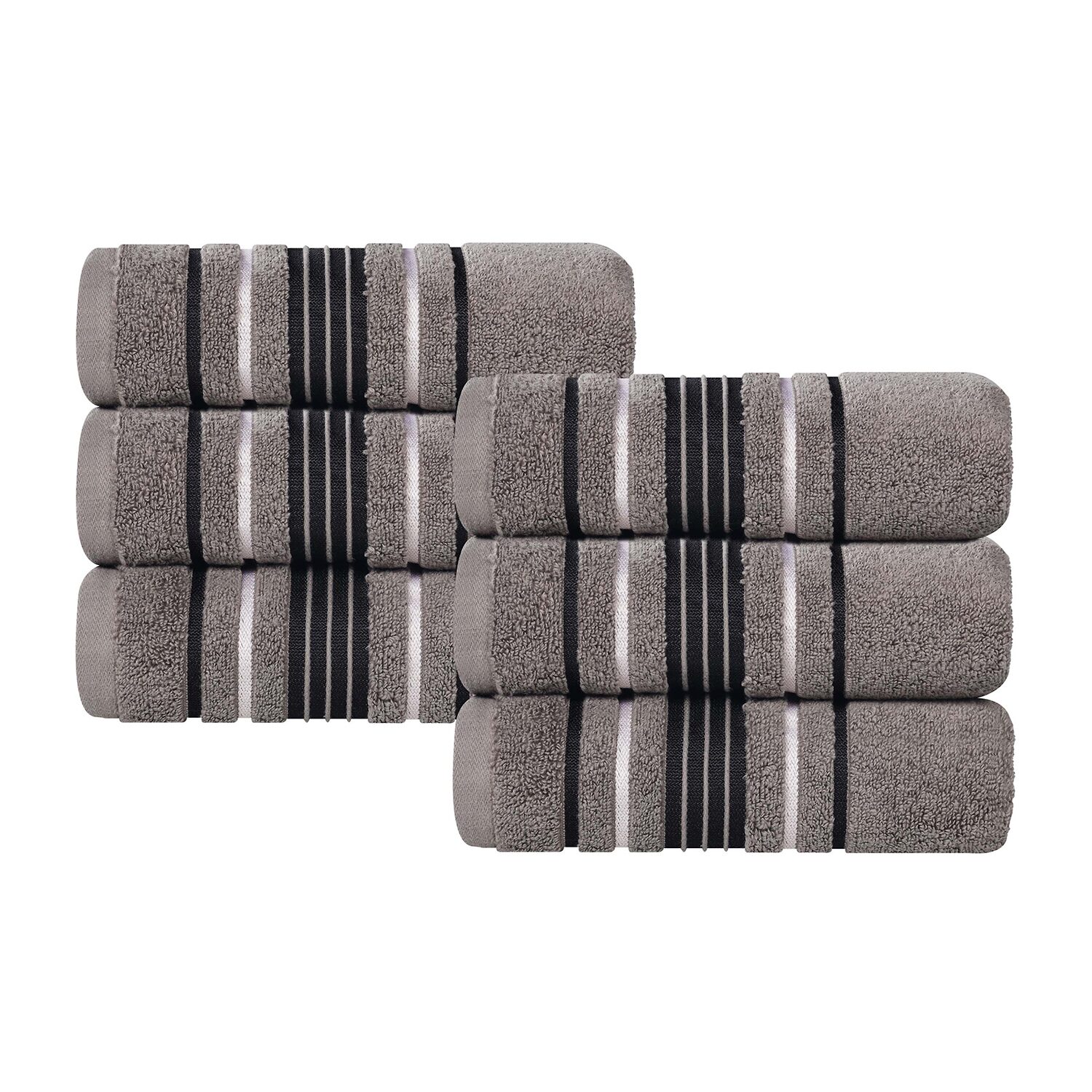 SUPERIOR® Sadie Zero Twist Solid Cotton 6-pc. Hand Towel