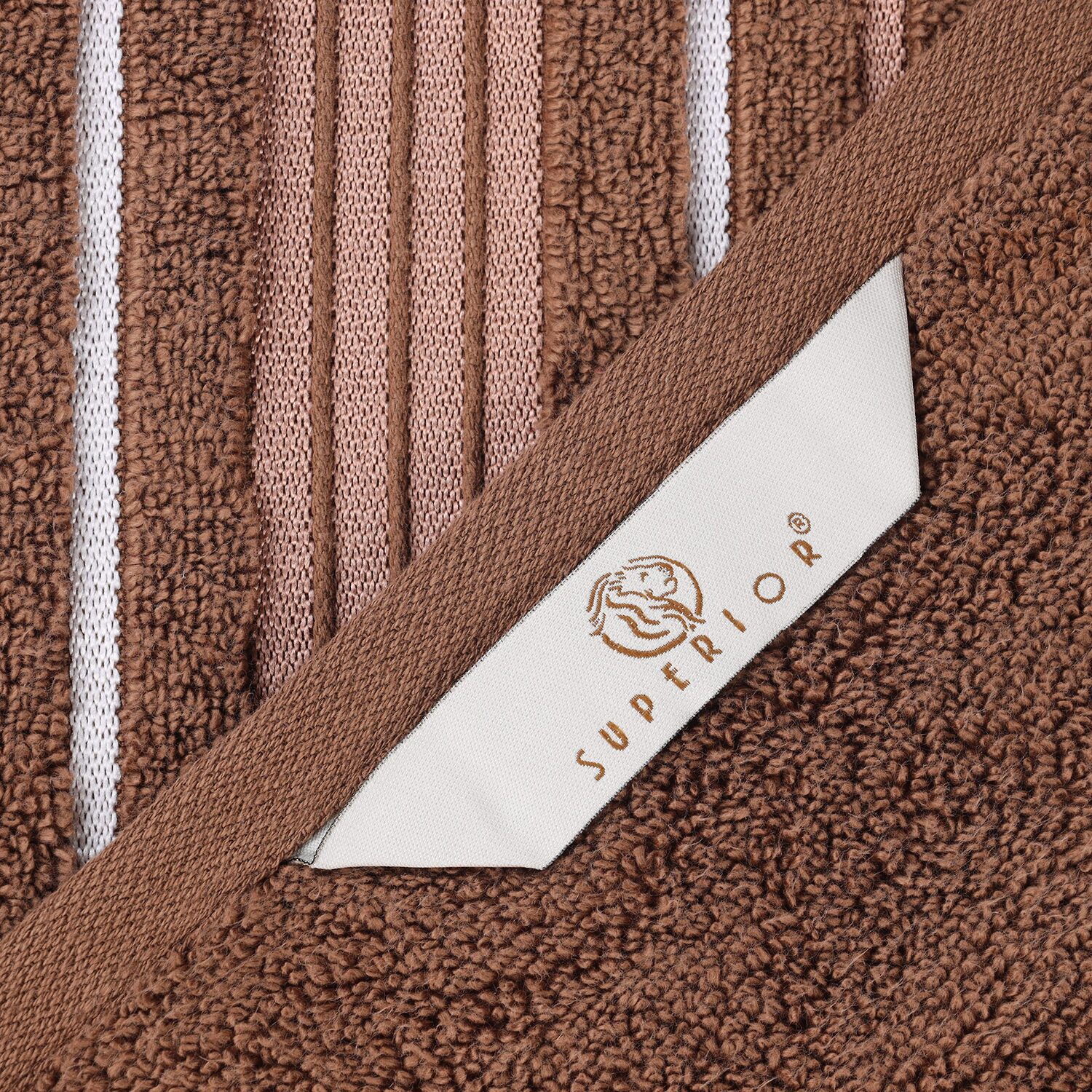 SUPERIOR® Sadie Zero Twist Jacquard Solid Cotton 8-pc. Quick Dry Bath Towel Set