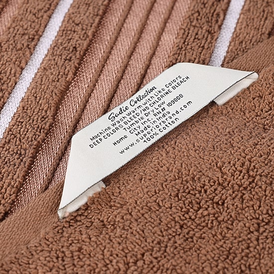 SUPERIOR® Sadie Zero Twist Solid Cotton 6-pc. Quick Dry Bath Towel Set