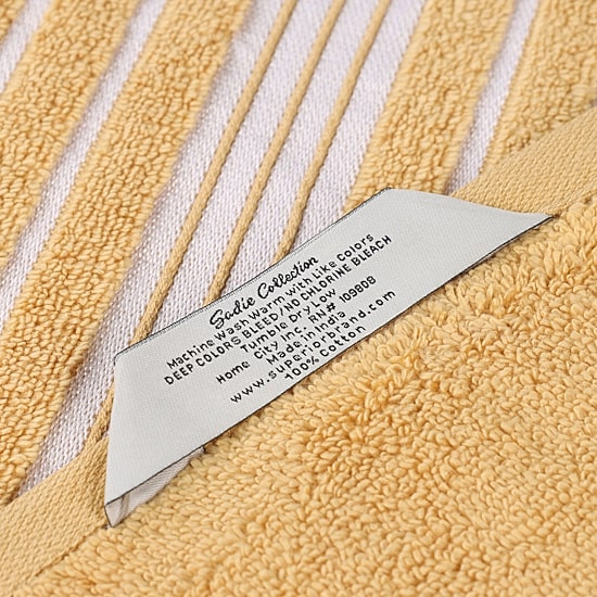 SUPERIOR® Sadie Zero Twist Solid Cotton 6-pc. Quick Dry Bath Towel Set