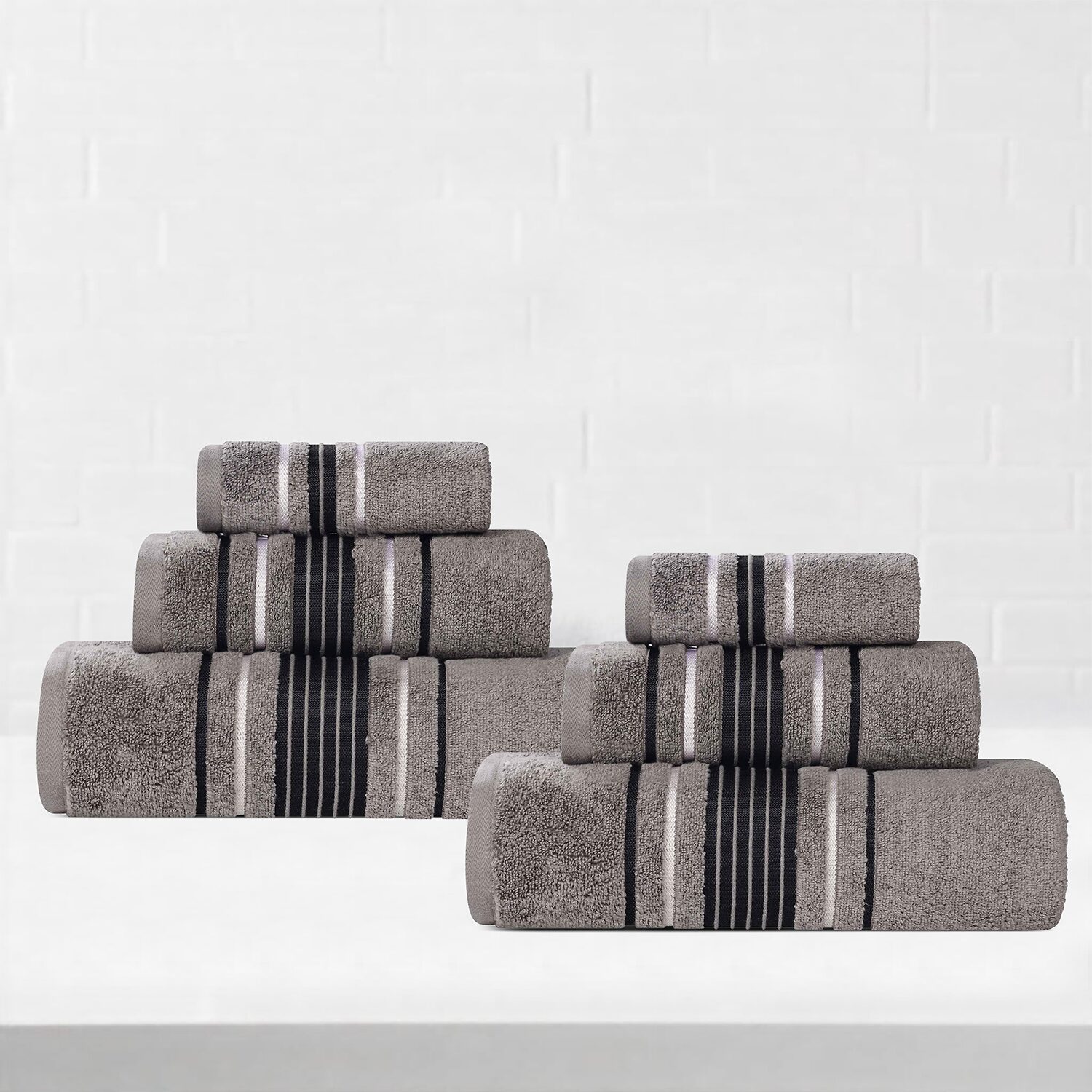 SUPERIOR® Sadie Zero Twist Solid Cotton 6-pc. Quick Dry Bath Towel Set