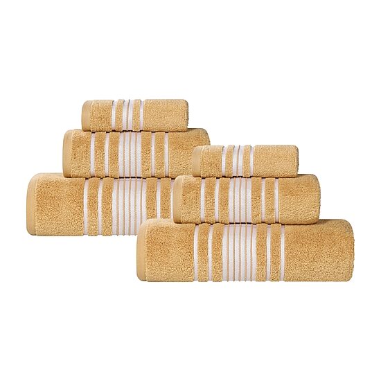 SUPERIOR® Sadie Zero Twist Solid Cotton 6-pc. Quick Dry Bath Towel Set