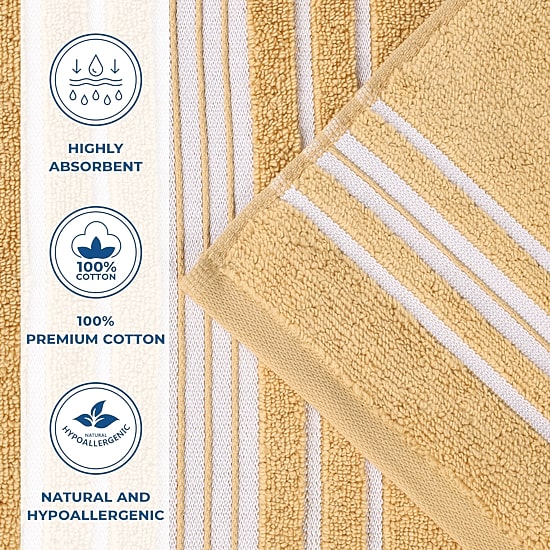 SUPERIOR® Sadie Zero Twist Solid Cotton 6-pc. Quick Dry Bath Towel Set