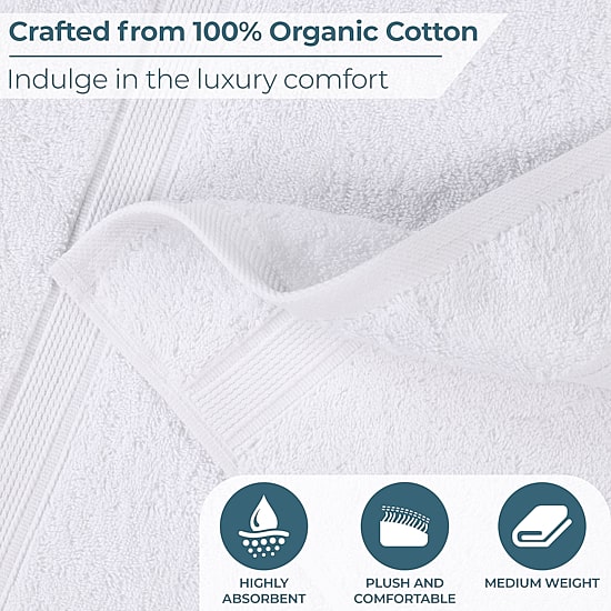 SUPERIOR® Oregon 100% Organic Cotton 2-pc. Bath Sheet