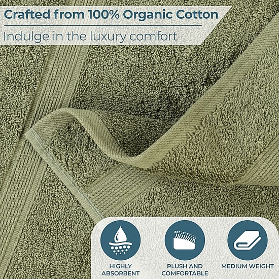 SUPERIOR® Oregon 100% Organic Cotton 3-pc. Bath Towel Set
