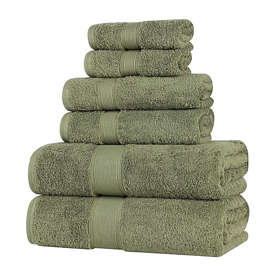 SUPERIOR® Oregon 100% Organic Cotton 6-pc. Bath Towel Set
