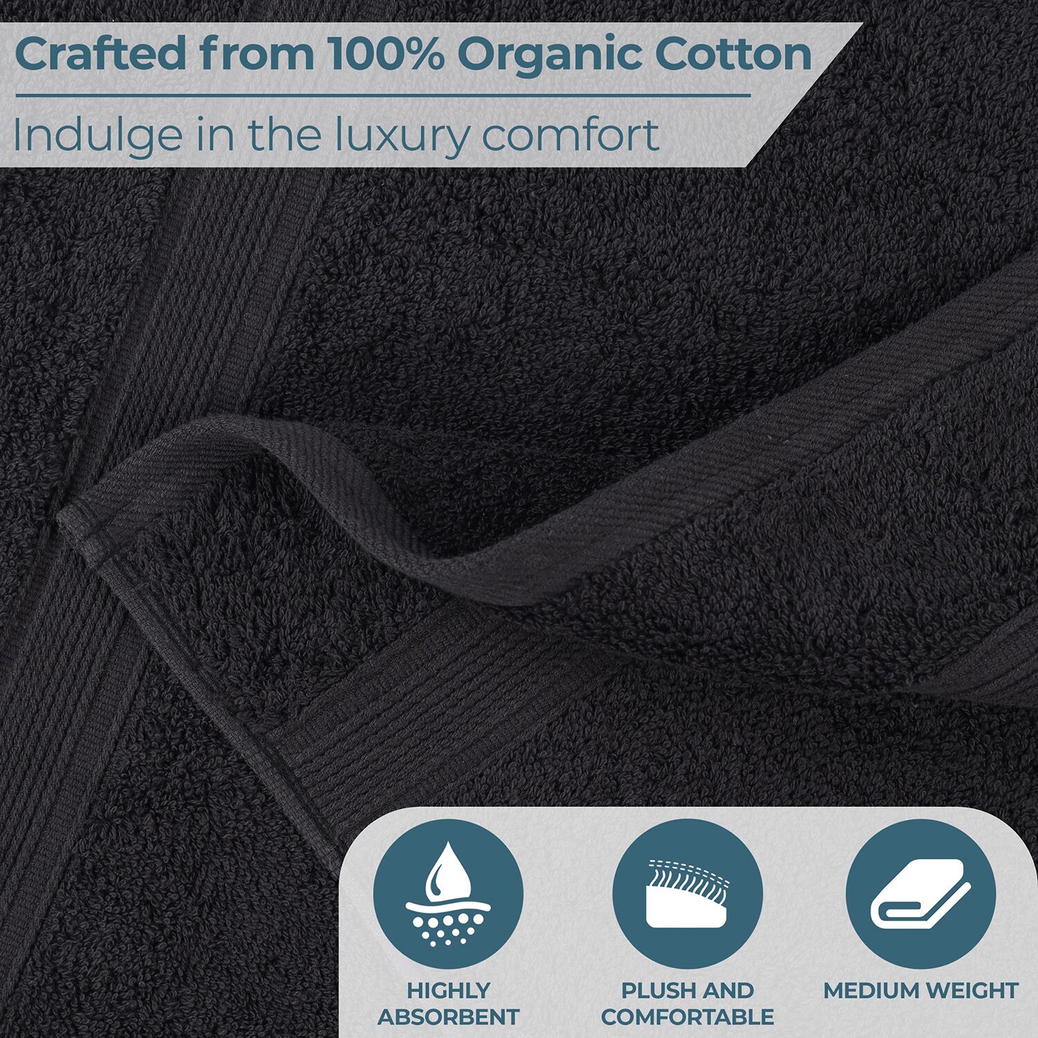 SUPERIOR® Oregon 100% Organic Cotton 12-pc. Washcloth
