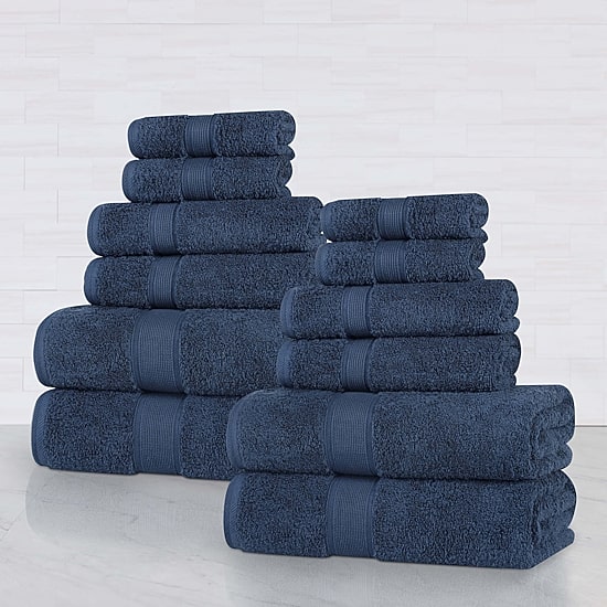SUPERIOR® Oregon 100% Organic Cotton 12-pc. Bath Towel Set