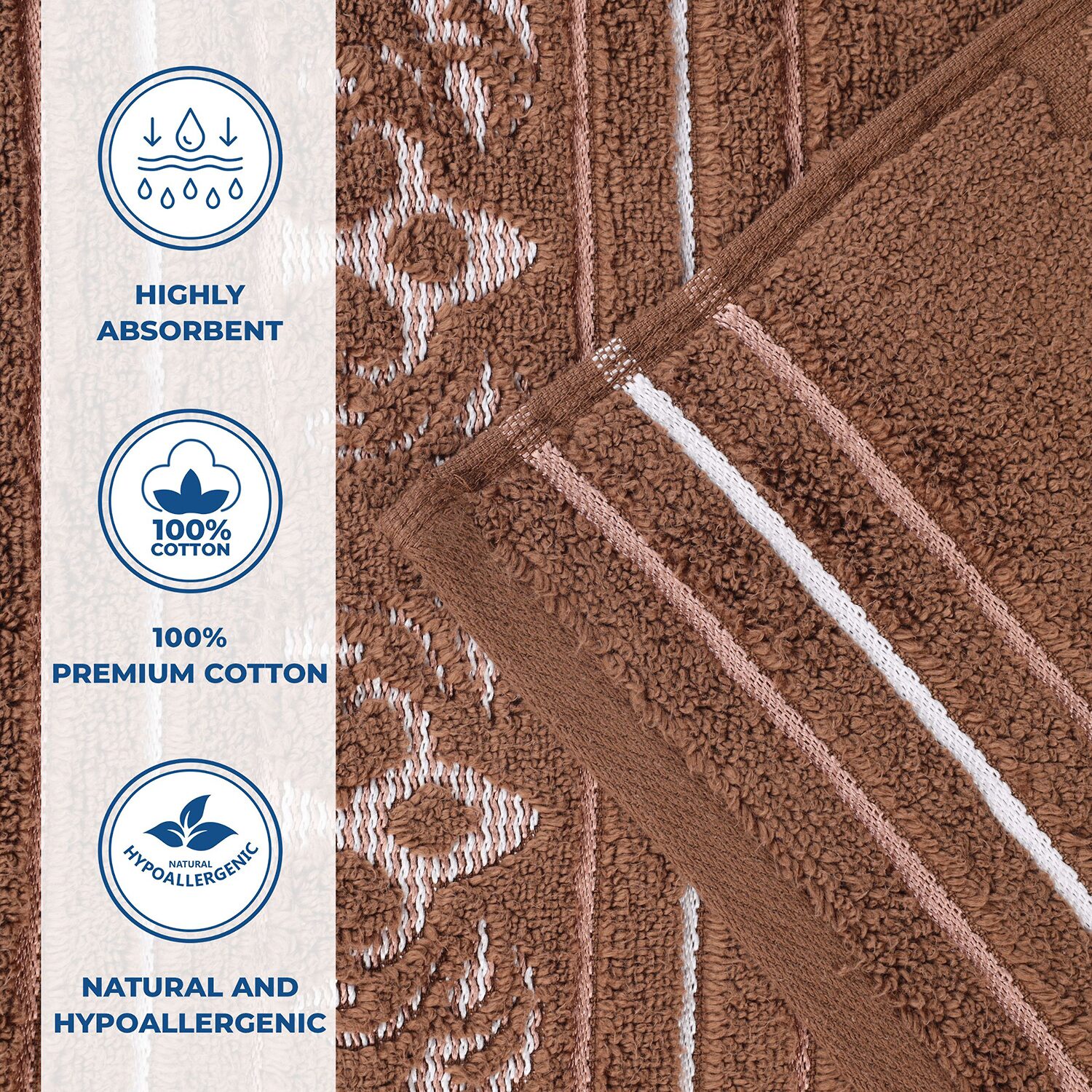 SUPERIOR® Sadie Zero Twist Jacquard Solid Cotton 2-pc. Bath Sheet