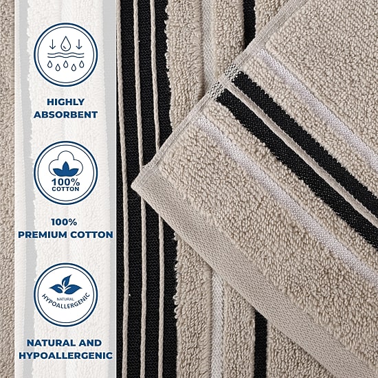 SUPERIOR® Sadie Zero Twist Jacquard Solid Cotton 2-pc. Bath Sheet