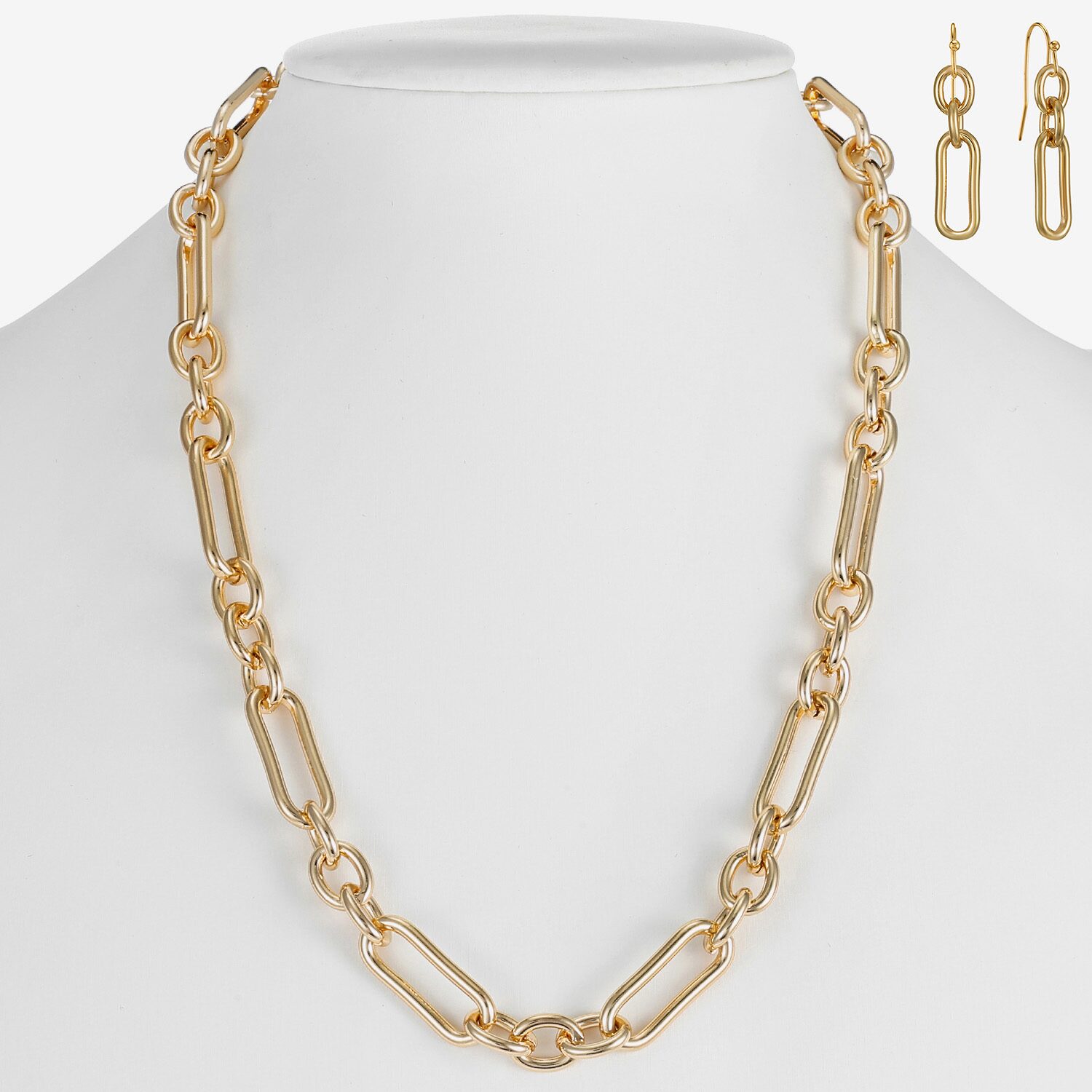 Liz Claiborne Collar Necklace & Drop Earring Womens 2-pc. Jewelry Set