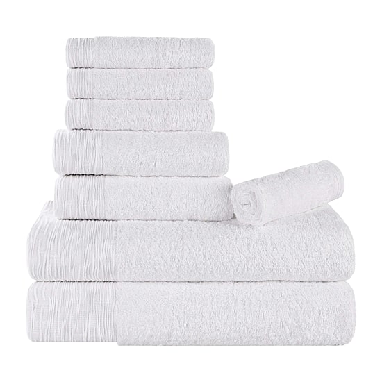 SUPERIOR® Sera Hypoallergenic Rayon From  Bamboo 8-pc. Bath Towel Set