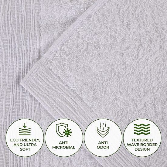 SUPERIOR® Sera Hypoallergenic Rayon From  Bamboo 8-pc. Bath Towel Set