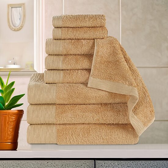 SUPERIOR® Sera Hypoallergenic Rayon From Bamboo 9-pc. Bath Towel Set