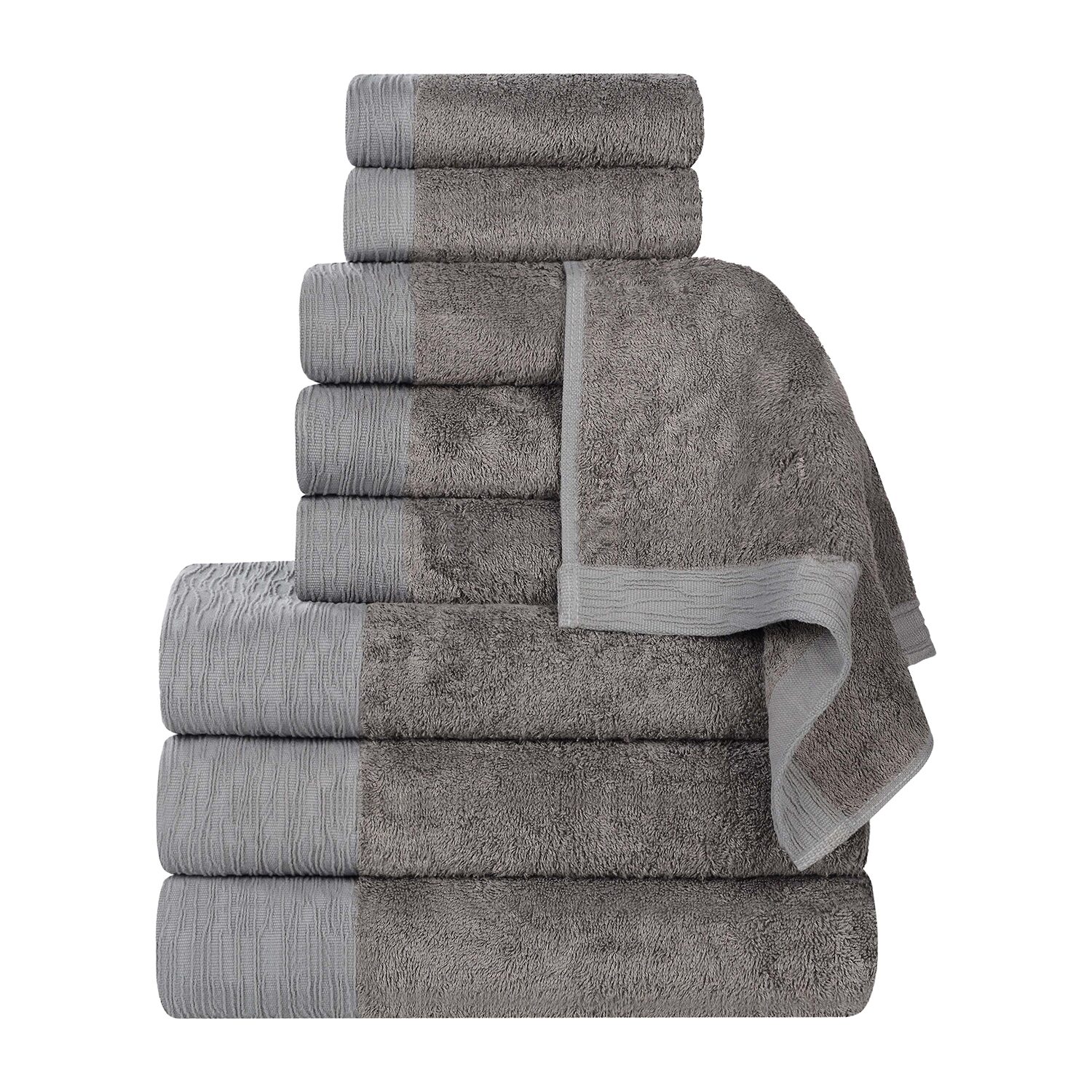 SUPERIOR® Sera Hypoallergenic Rayon From Bamboo -pc. Bath Towel Set