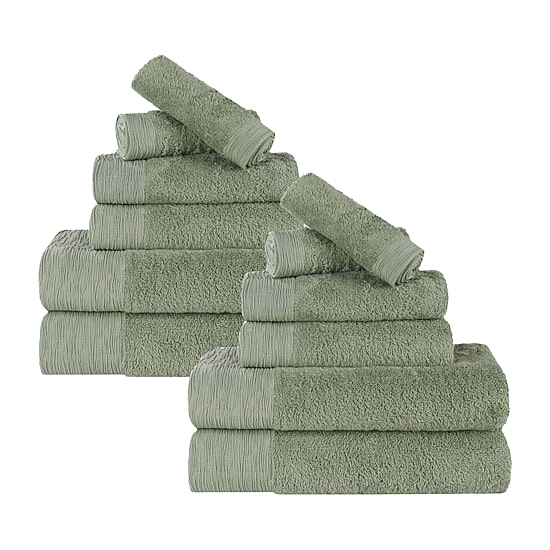 SUPERIOR® Sera Hypoallergenic Rayon From Bamboo 12-pc. Bath Towel Set