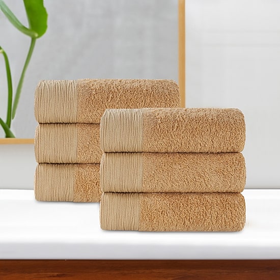 SUPERIOR® Sera Hypoallergenic Rayon From  Bamboo 6-pc. Hand Towel