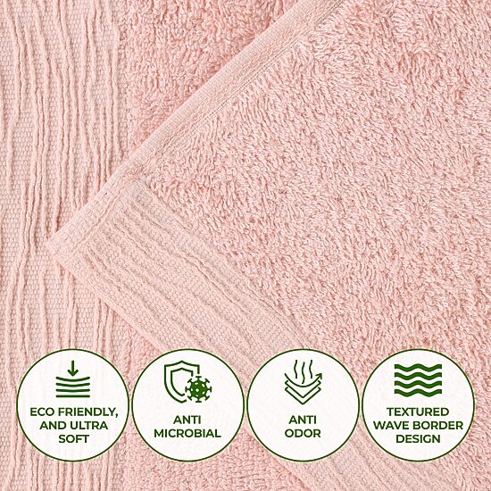 SUPERIOR® Sera Hypoallergenic Rayon From  Bamboo 6-pc. Hand Towel