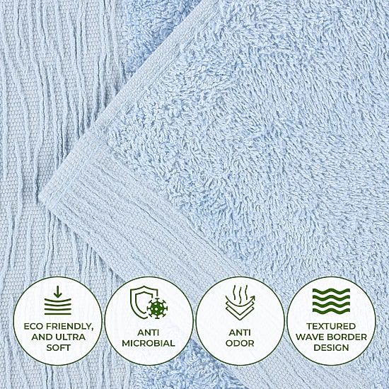 SUPERIOR® Sera Hypoallergenic Rayon From Bamboo 12-pc. Bath Towel Set
