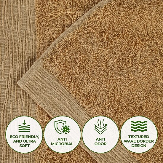 SUPERIOR® Sera Hypoallergenic Rayon From Bamboo 12-pc. Washcloth