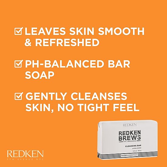 Redken Brew Cleanse Mens Bar soap