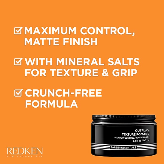 Redken Brew Outplay Hair Pomade 3.4 oz.