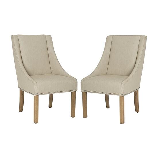 Safavieh Morris Dining  Collection 2-pc. Upholstered Tufted Dining Chair