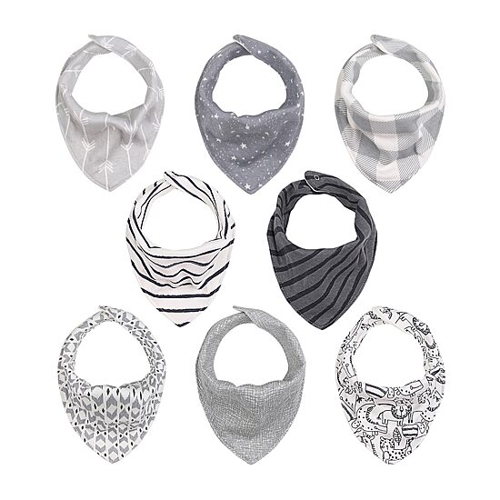 The Peanutshell Unisex 8-pc. Bib