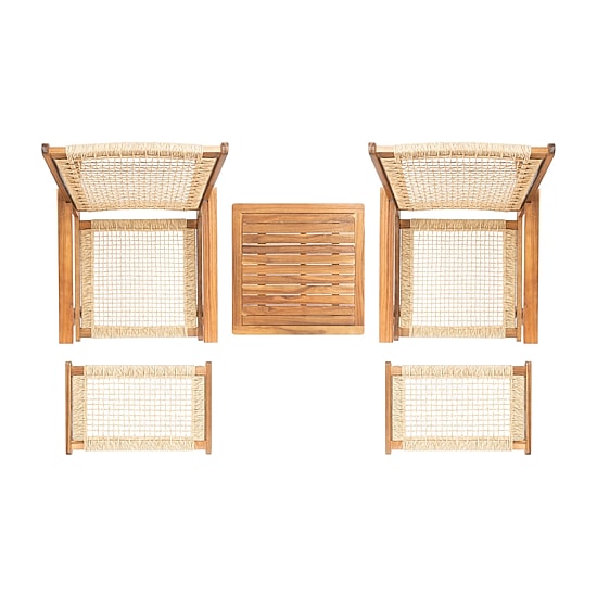 Safavieh 5-pc. Conversation Set Weather Resistant