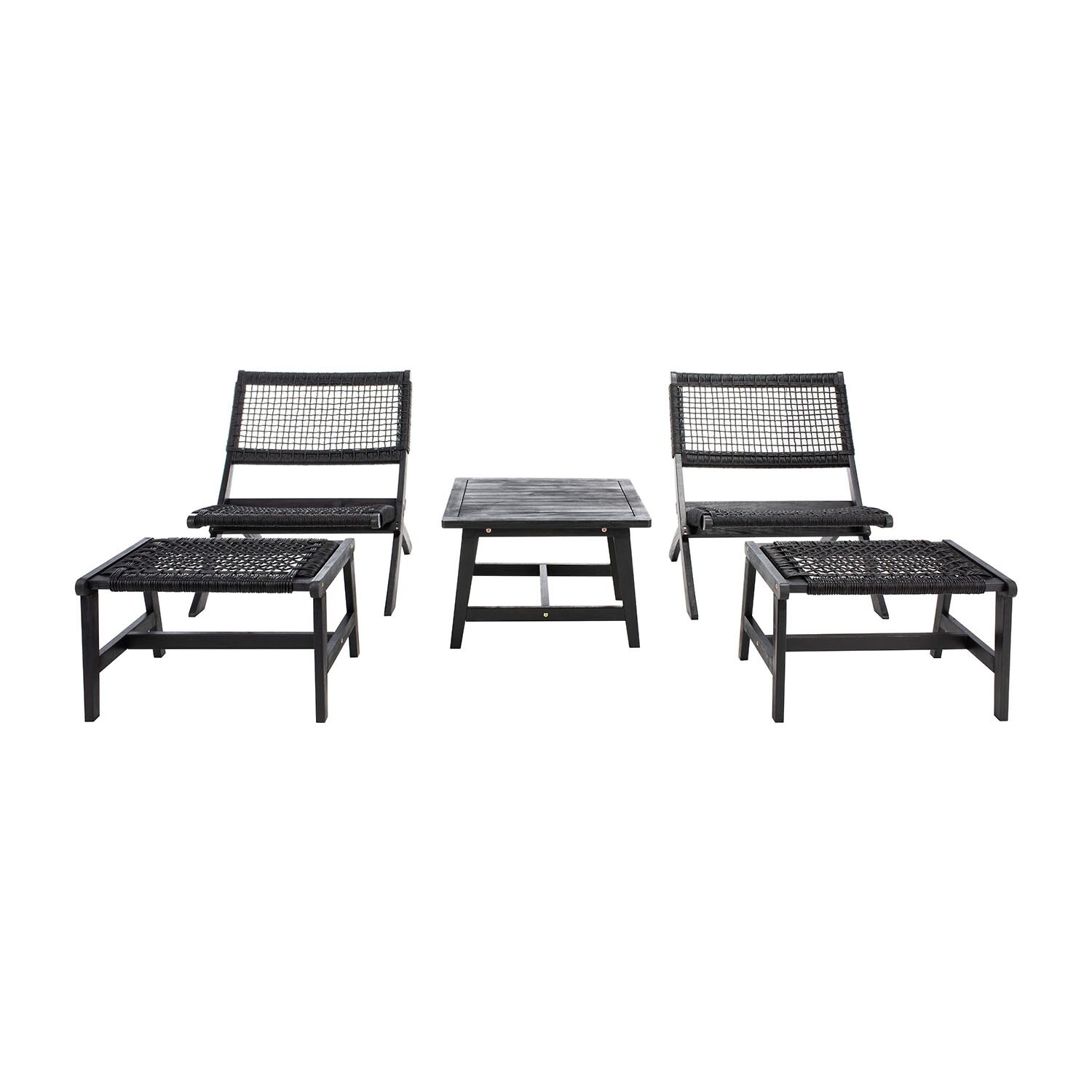 Safavieh 5-pc. Conversation Set Weather Resistant
