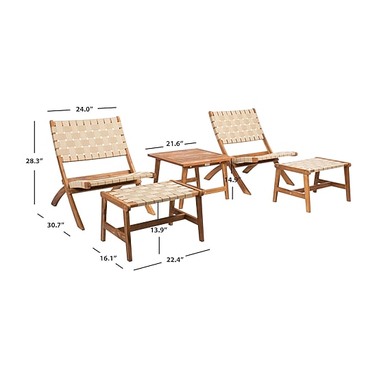 Safavieh 5-pc. Conversation Set