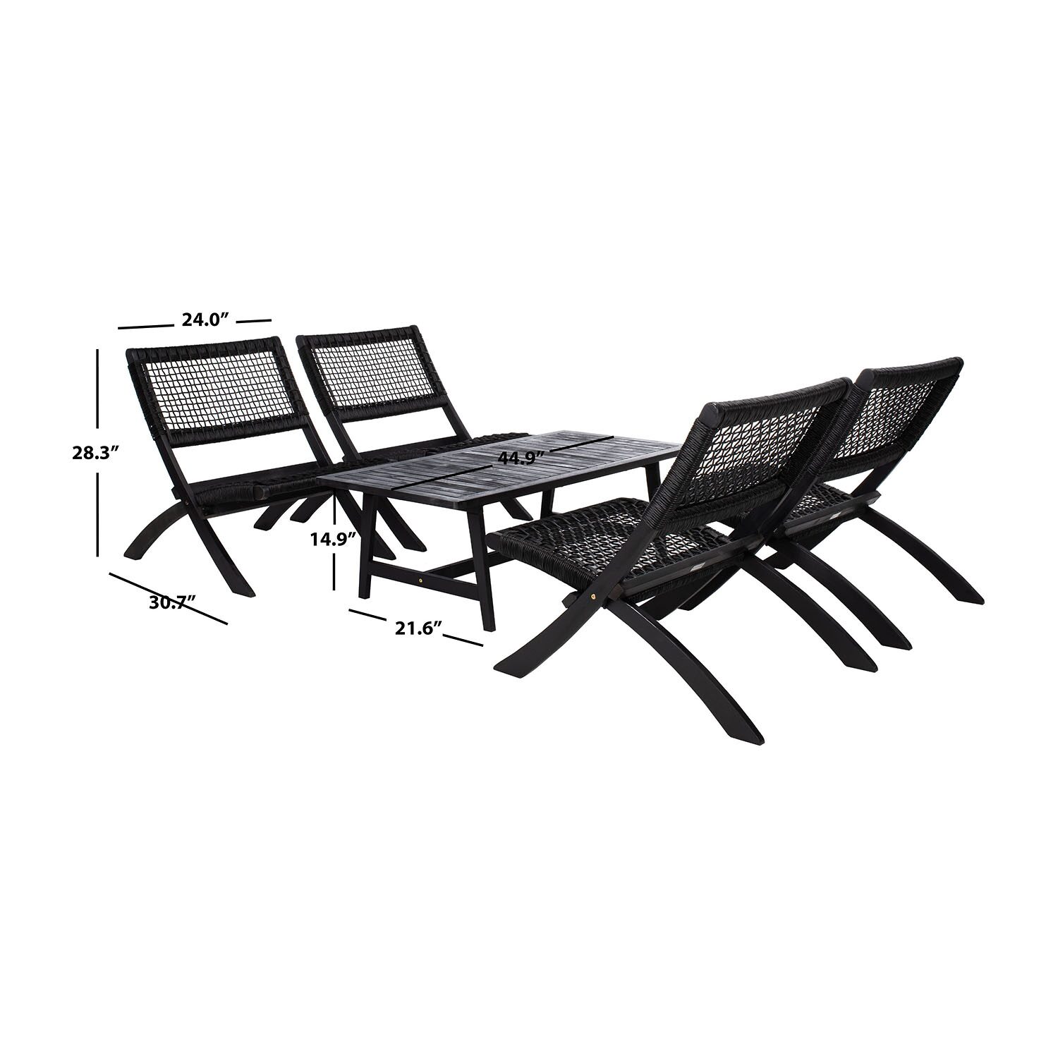 Safavieh 5-pc. Conversation Set