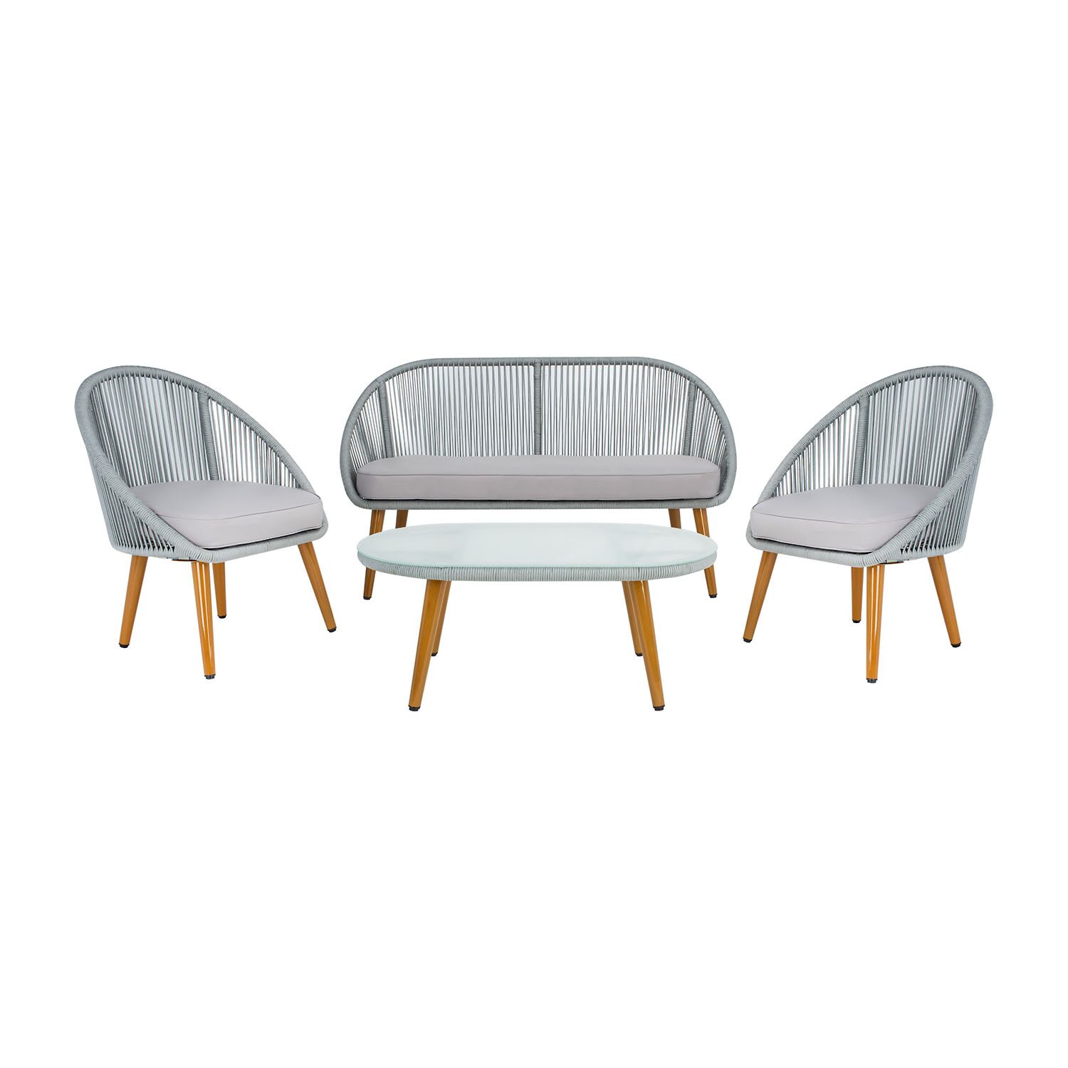 Safavieh 4-pc. Conversation Set Weather Resistant