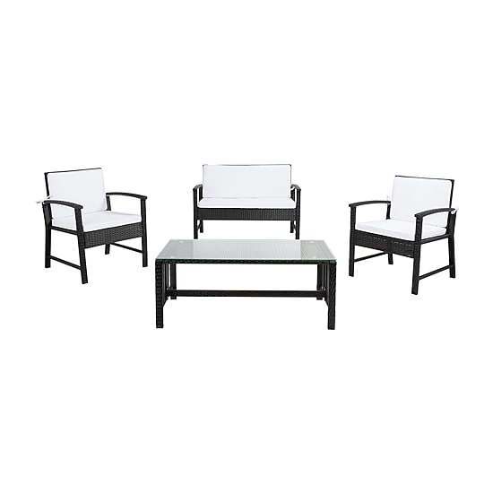 Safavieh 4-pc. Conversation Set Weather Resistant