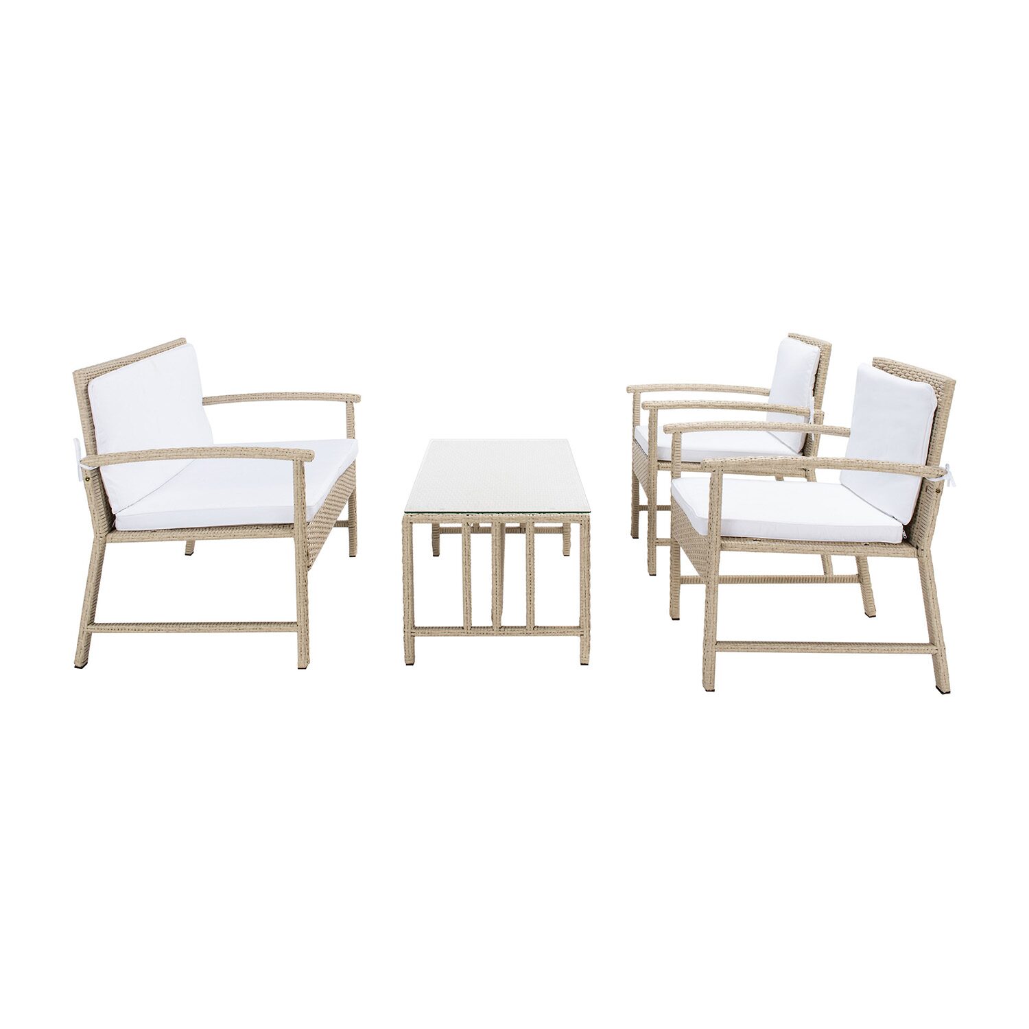Safavieh 4-pc. Conversation Set Weather Resistant