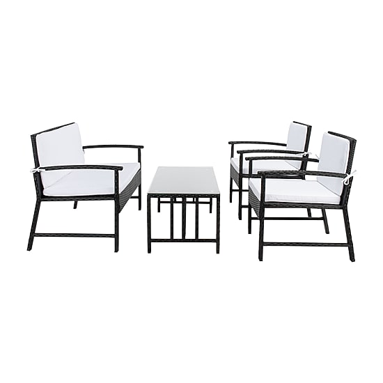 Safavieh 4-pc. Conversation Set Weather Resistant