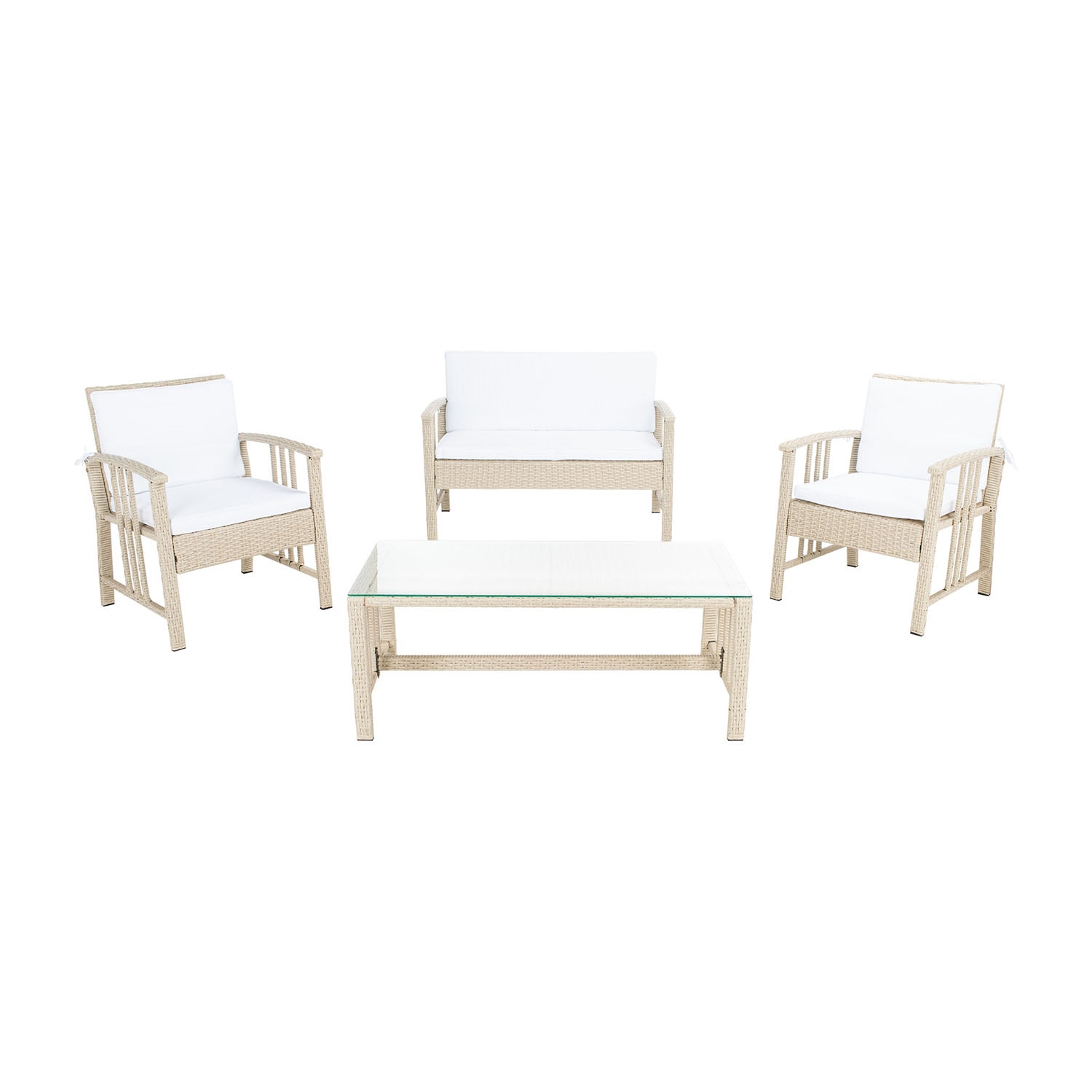 Safavieh 4-pc. Conversation Set Weather Resistant