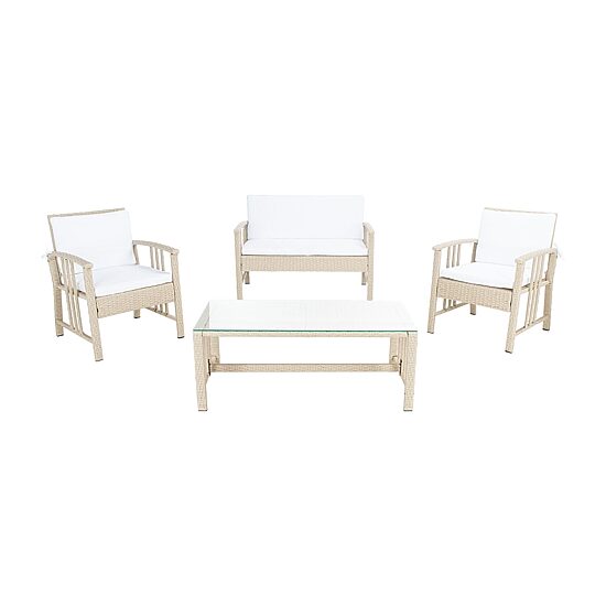 Safavieh 4-pc. Conversation Set Weather Resistant