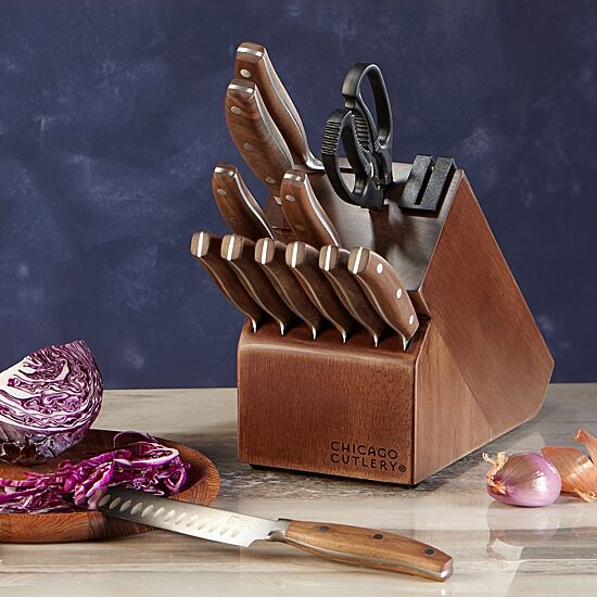 Chicago Cutlery Signature Edge 13-pc. Knife Block Set