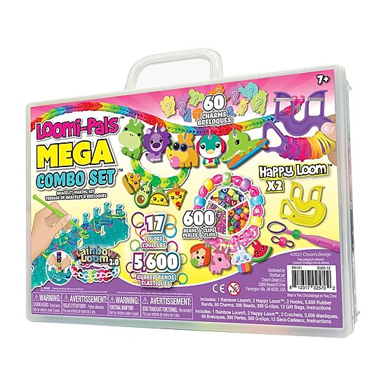 Rainbow Loom- Loomi Pals, MEGA Combo Set 