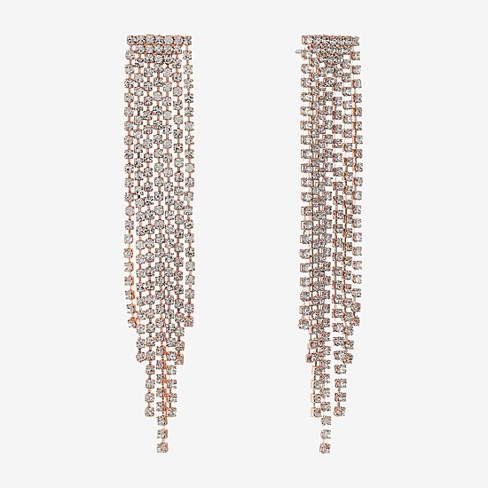 Monet Jewelry Timeless Rosegold Tone Chandelier Womens Hypoallergenic Drop Earrings