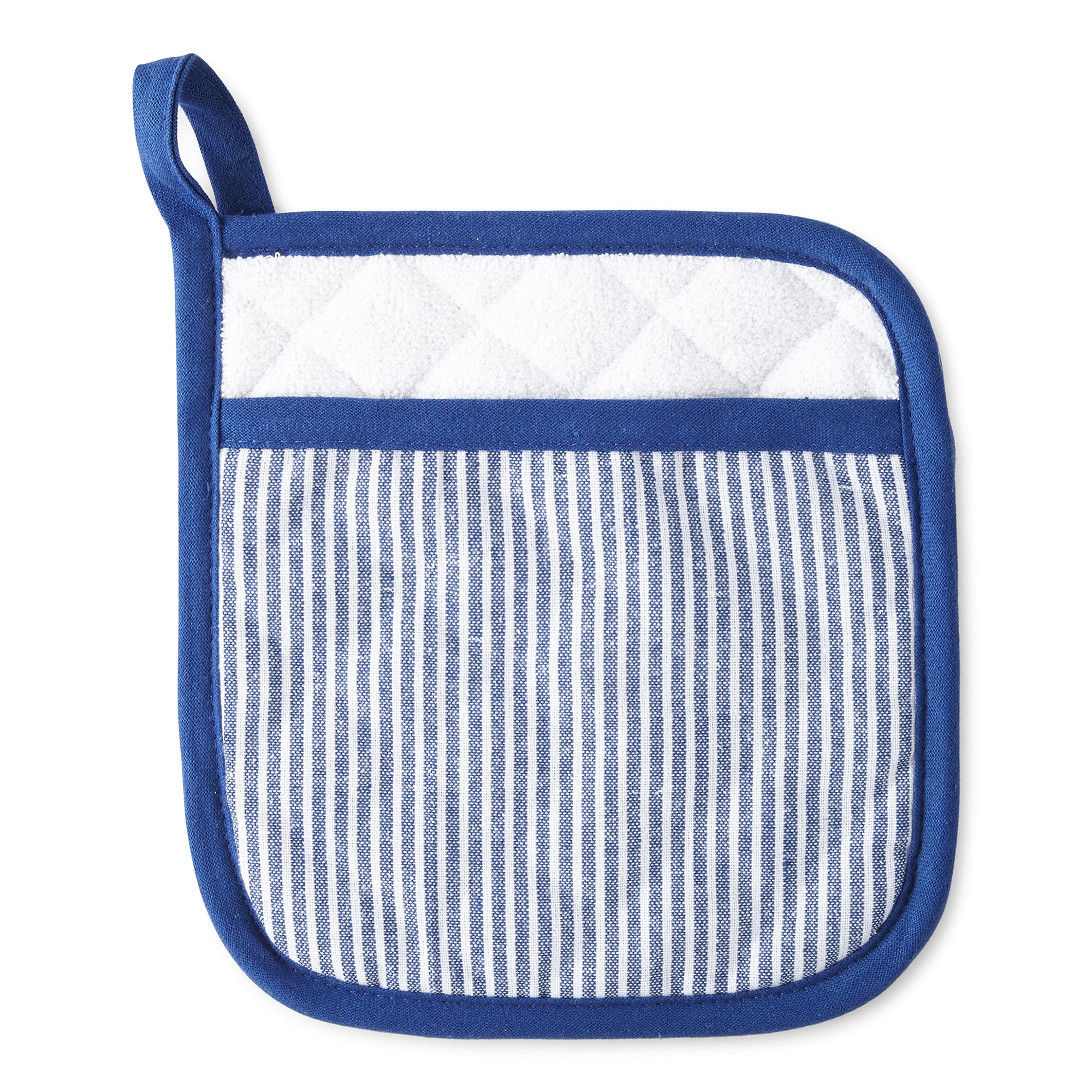 Cooks Chambray Stripe Pot Holder