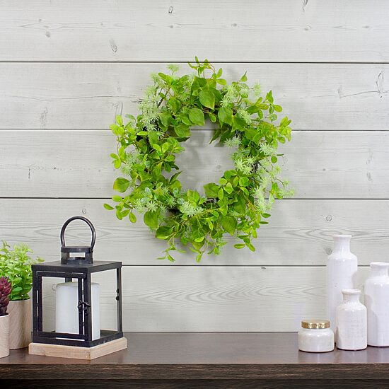 Northlight 18in Jujube Floral Foliage Wreath