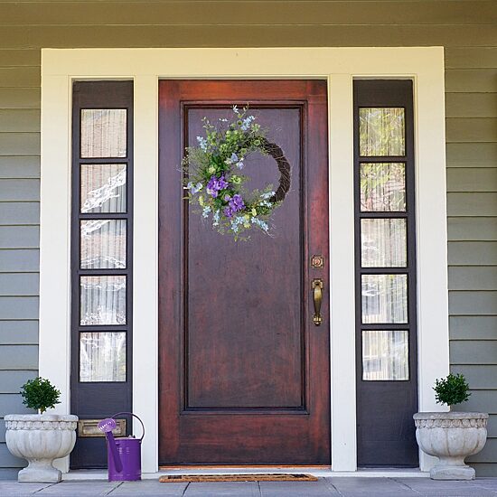 Northlight 24in Mixed Wild Flowers And Twig Wreath