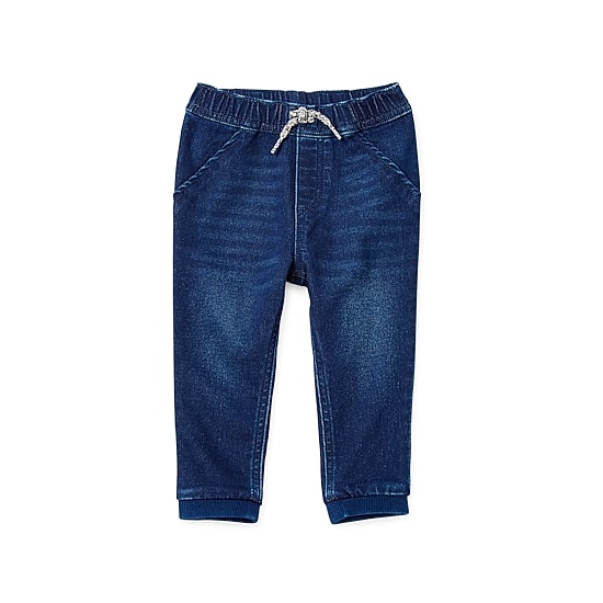 Okie Dokie Baby Boys Tapered Regular Fit Pull-On Pant
